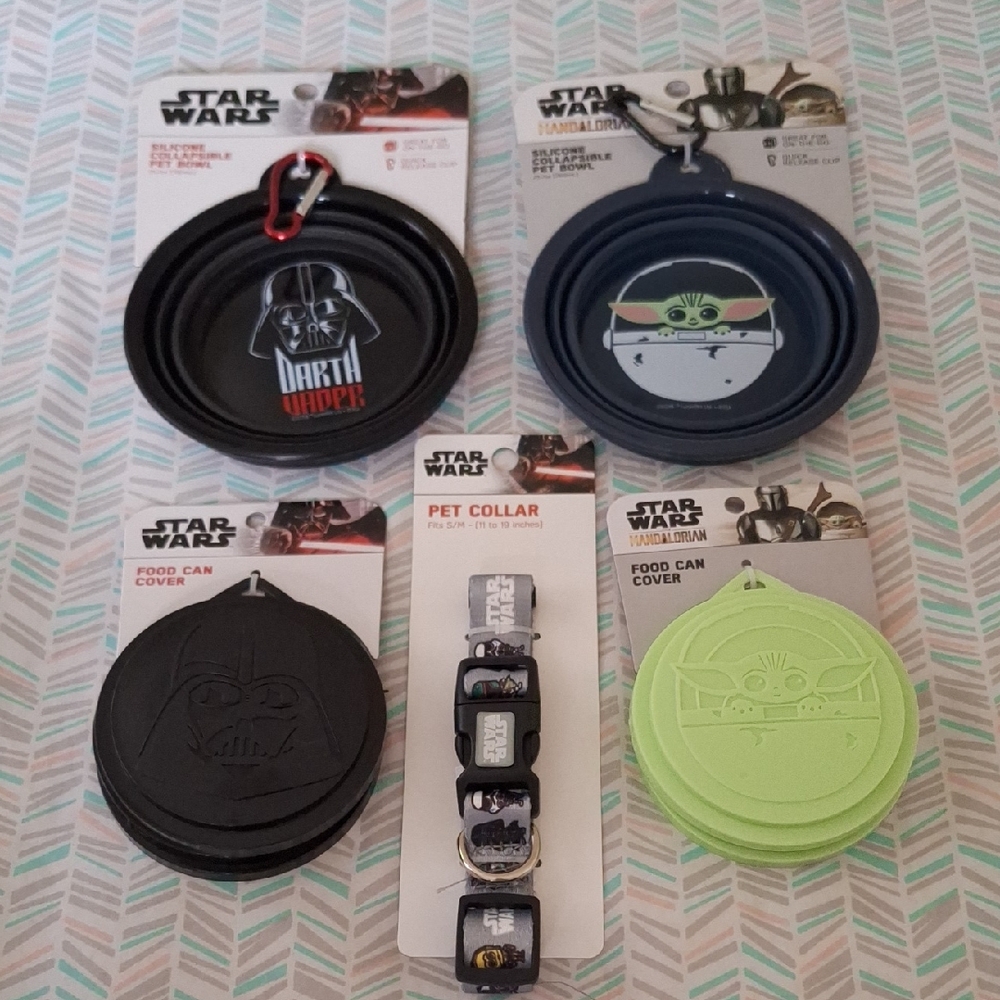 Star Wars Black and Green Pet Accessories